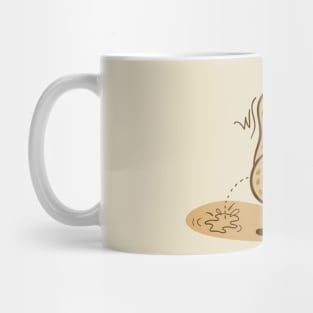 Pee-nut funny peanut illustration Mug